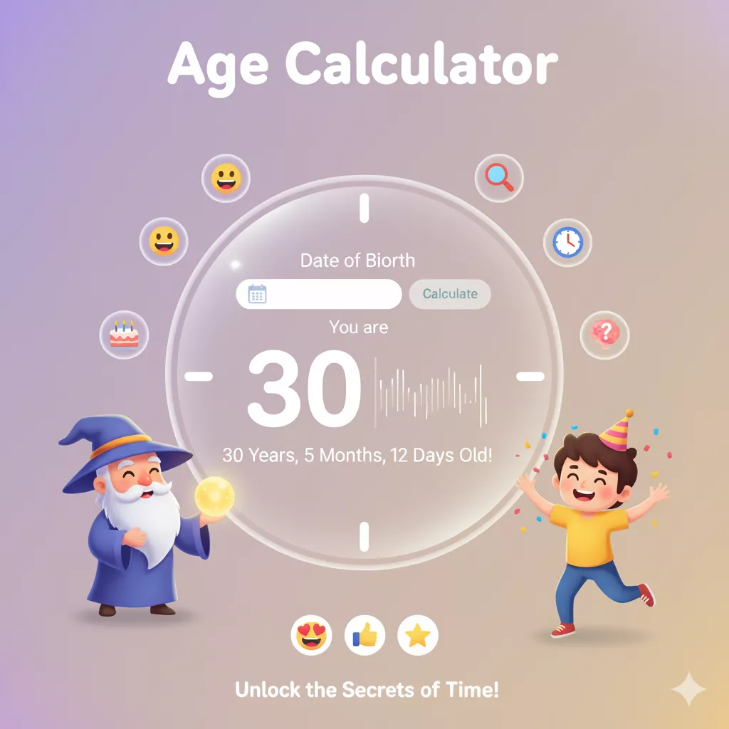 Free Online Age Calculator Tool